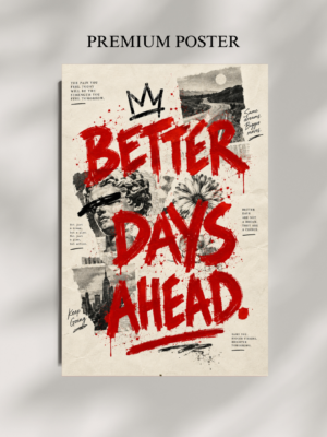 Better Days Ahead  | Motivational Poster
