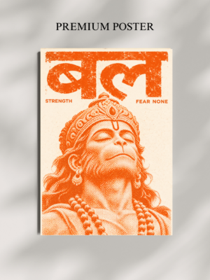 Hanuman (Bal) Poster | Spiritual Poster