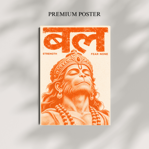 Hanuman (Bal) Poster | Spiritual Poster